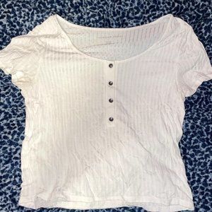 Small White American Eagle Blouse